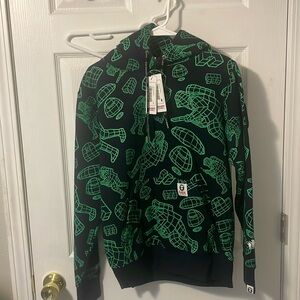 Men’s a bathing, ape sweatshirt, size medium